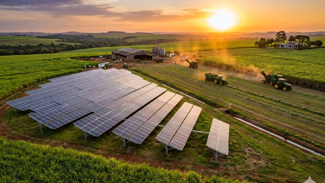 Energia solar transforma produtividade do agronegócio