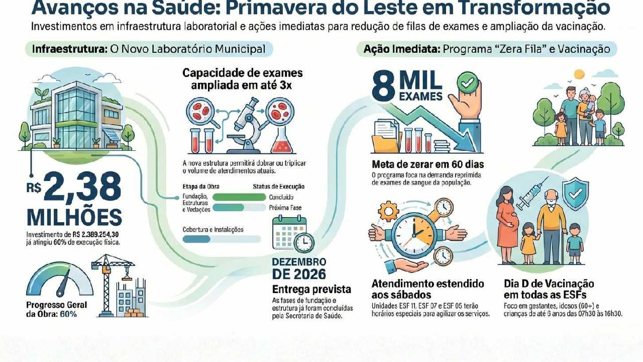 Saúde em Foco: Primavera do Leste Intensifica Investimentos para Zerar Filas e Ampliar Atendimento