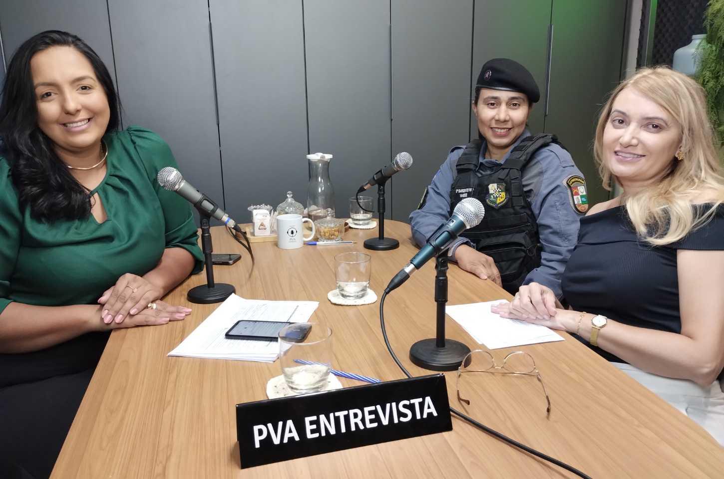 Nayara Mariano e Sarg. da PM Vaneide