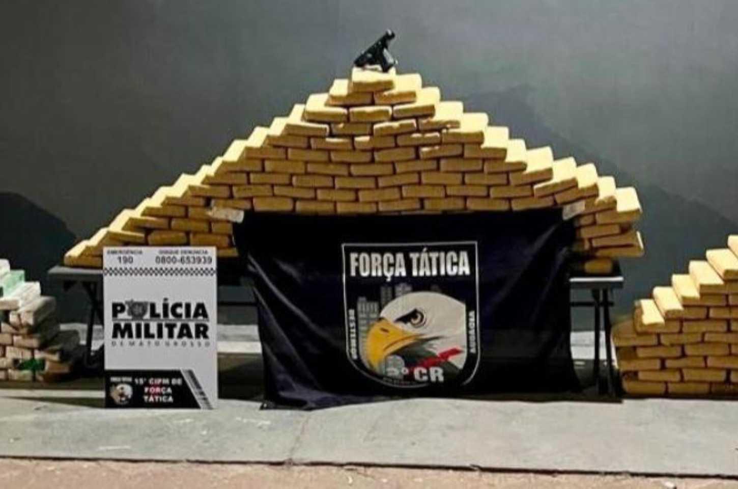 Apreensões de Drogas pela Polícia Militar de Mato Grosso Crescem 204%