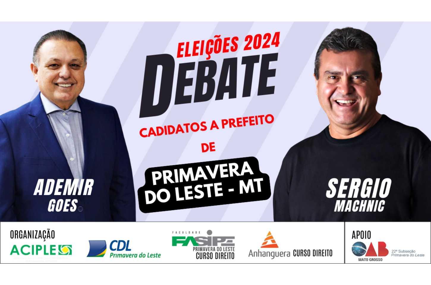Debate entre Candidatos a Prefeito de Primavera do Leste MT