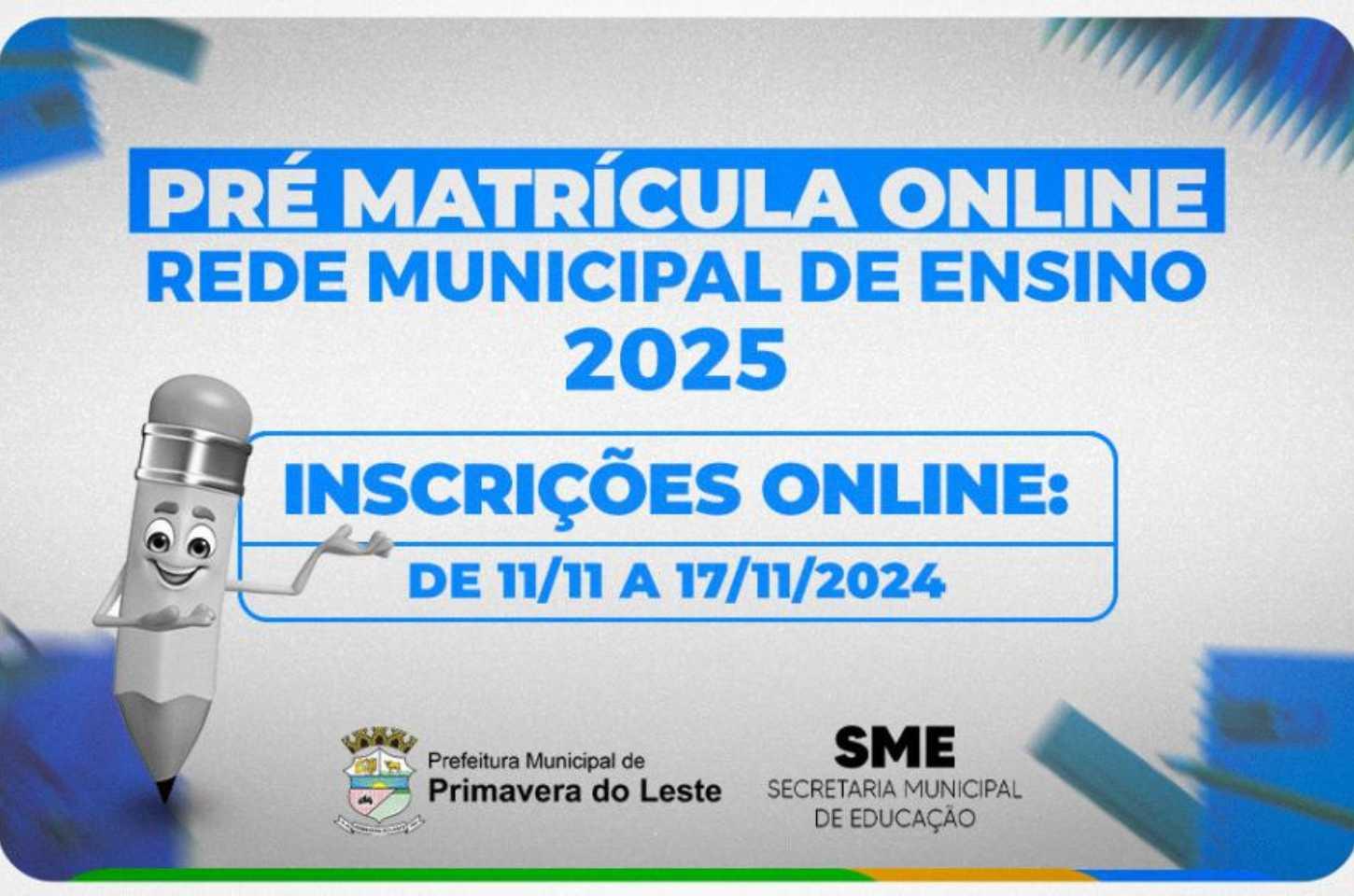 Anunciado Período de Pré-Matrícula Online para 2025 Rede Municipal de Ensino