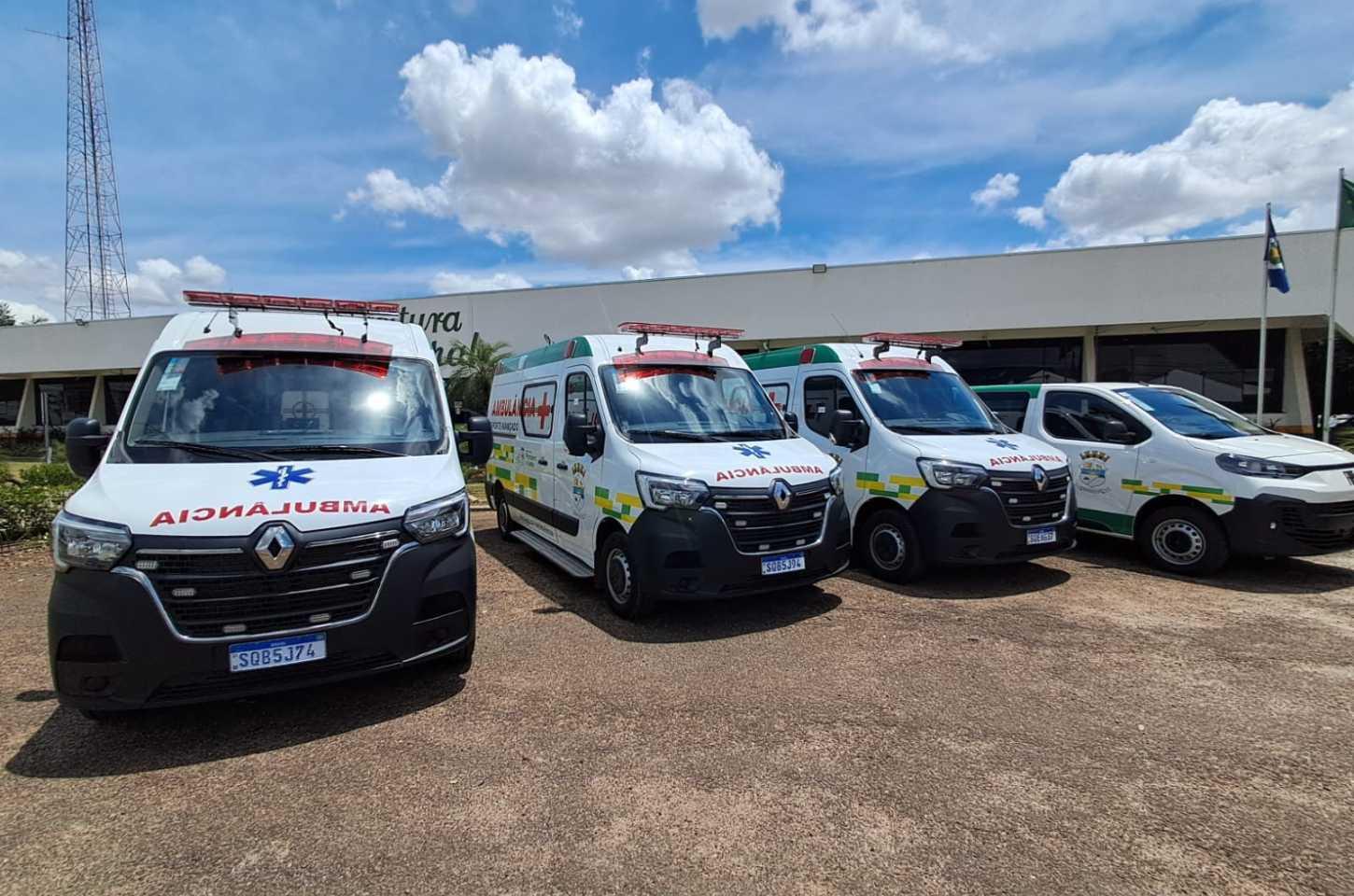 Quatro novos veículos para Saúde de Primavera do Leste/MT