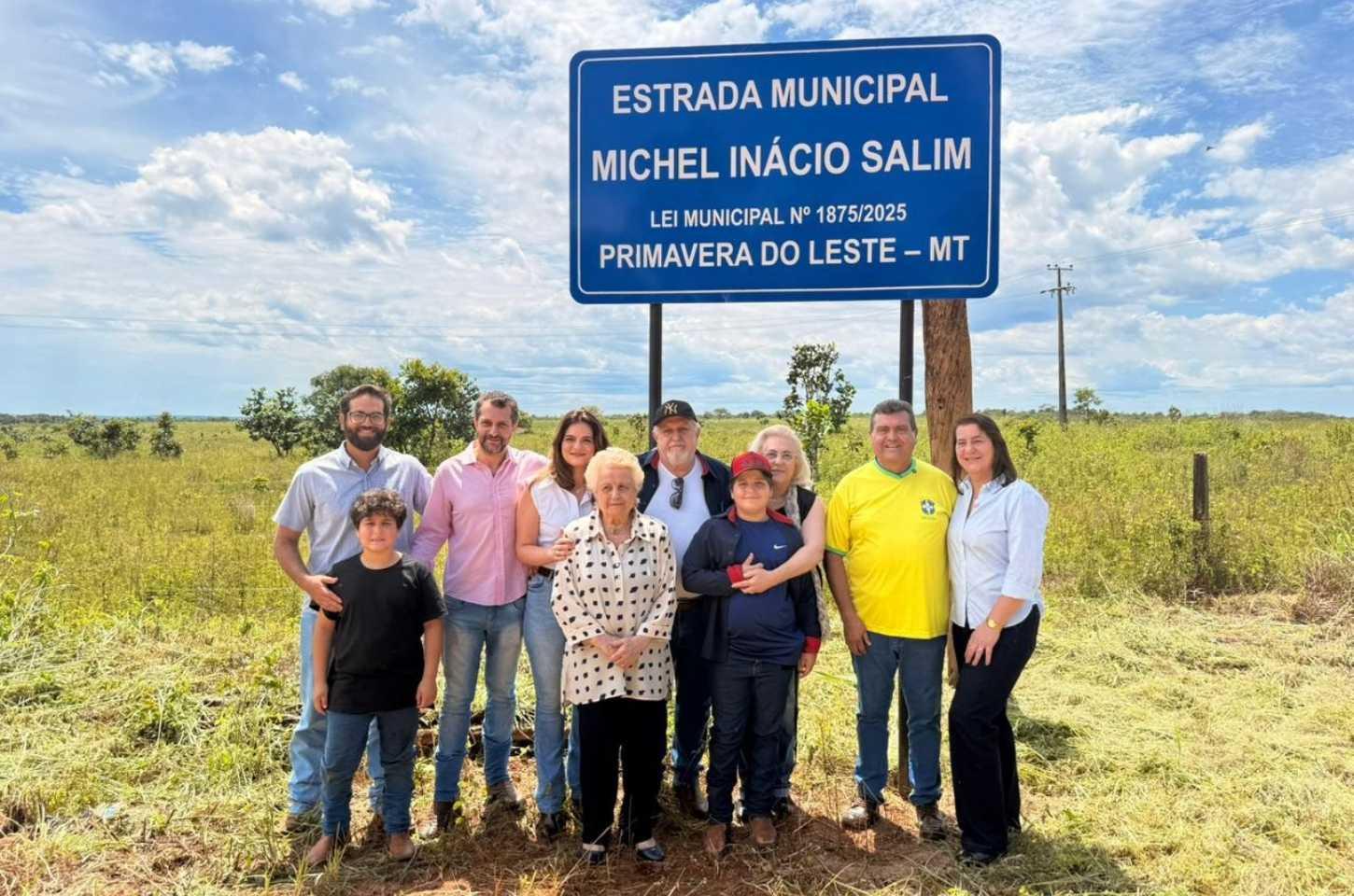 Primavera do Leste Inaugura Novo Trecho de Estrada Municipal e Homenageia o Pioneiro Michel Inácio Salim