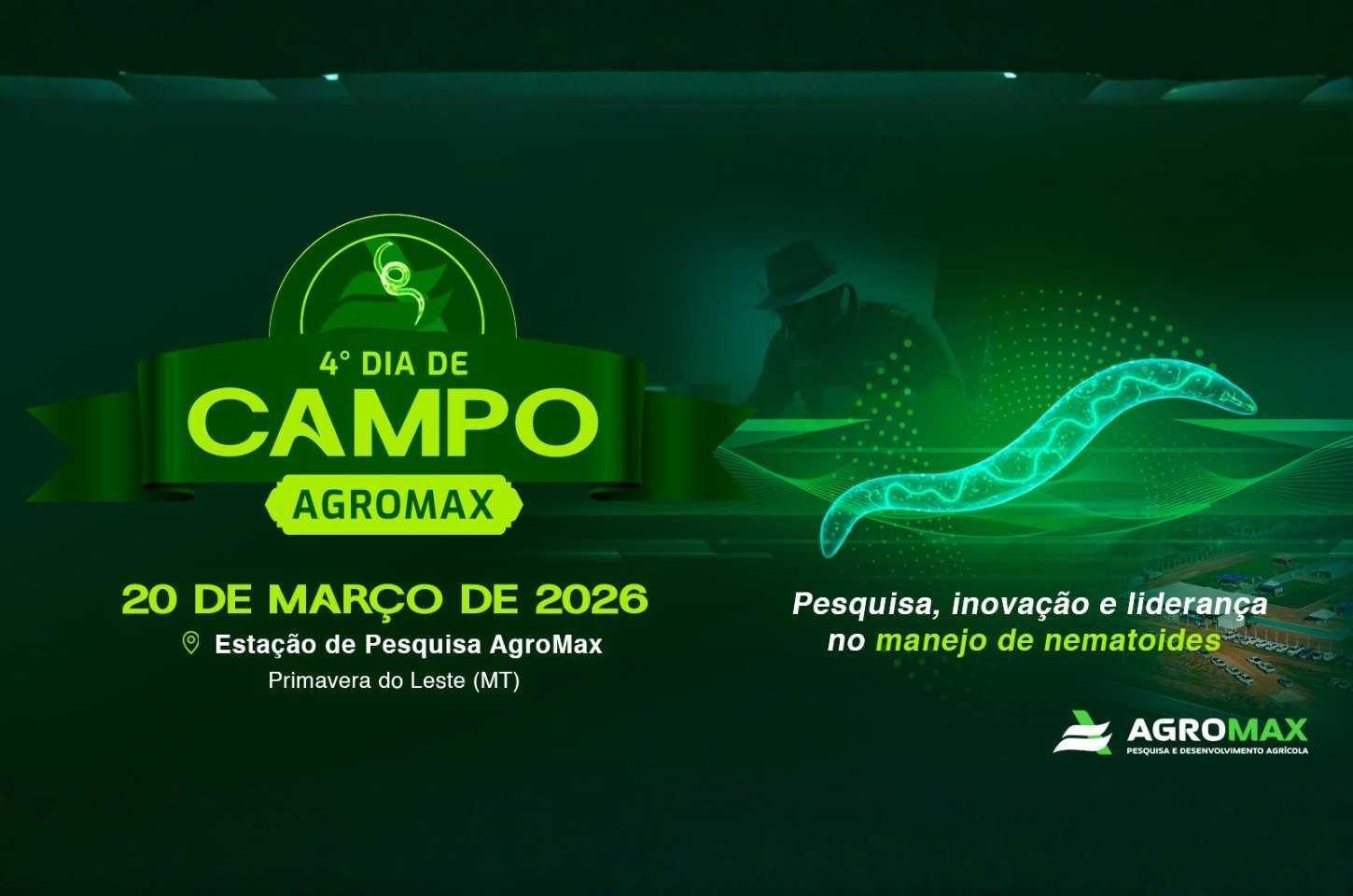 O inimigo invisível: Conheça as inovações no manejo de nematoides no 4º Dia de Campo Agromax