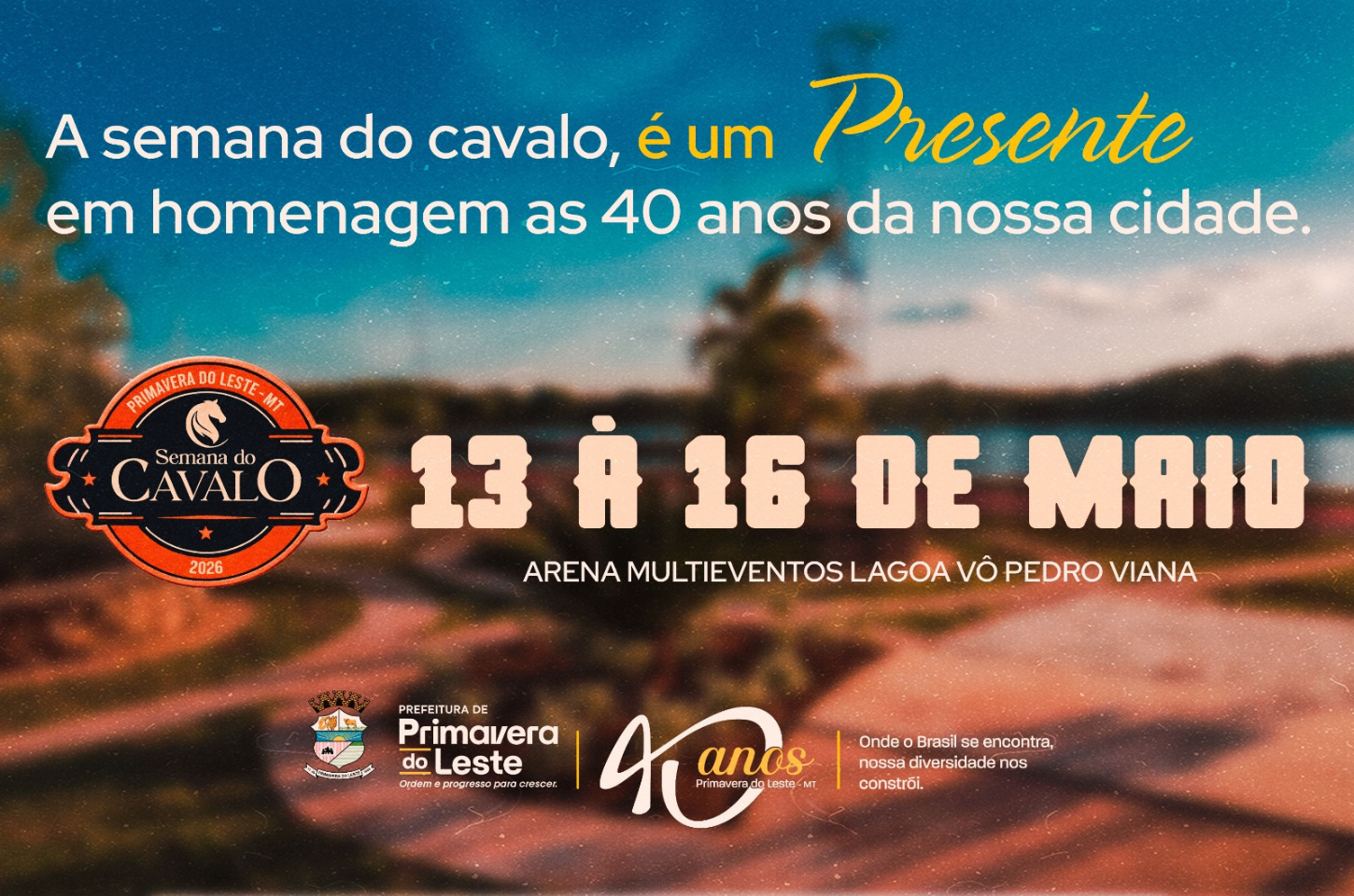 Semana do Cavalo Chega a Primavera do Leste com Programação Inédita para Celebrar os 40 Anos da Cidade
